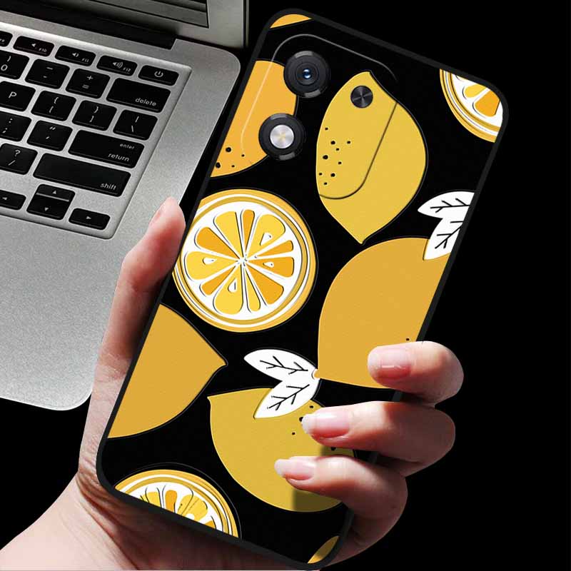 For Honor X70i 5G ABR-AN00 3D Relief Flower Emboss Soft Silicone Back Cover For Honor X70i X70i 5G Relief Emboss Case Honor X70i