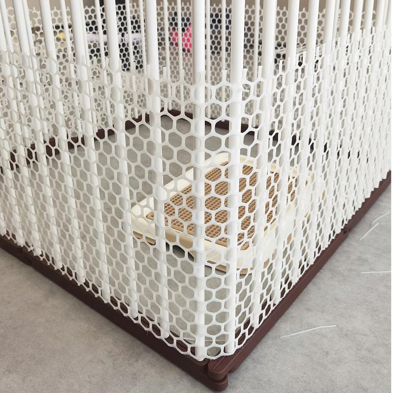 Pet Dog Crate Fence Dog Barrier Escape Prevention Protective Net For Cats Secure Mesh Panel Durable Pet Enclosure