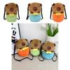 Adorable Plush Capybara Cartoon Shoulder Bag For Kids Lightweight Breathable Design