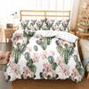 Cactus Duvet Cover Set Desert Plants Pattern Comforter Cover Double Single Size For Kids Teens Adults Bedding Set Quilt Cover