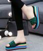 Women's Wedge-heeled Thick-soled Non-slip Beach Shoes