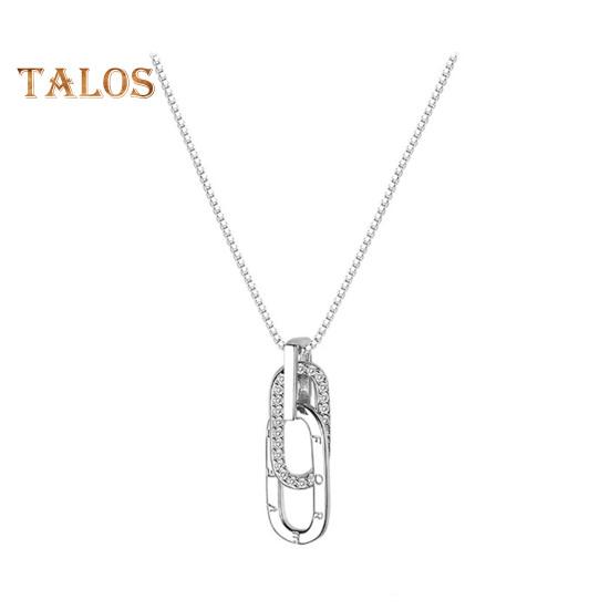 

Ожерелье с английской булавкой, медная скрепка, ожерелье с подвеской, женское колье на ключицу, ювелирное украшение, подарок на годовщину дня рождения серебряный