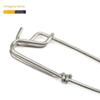 10pcs Corrosion-Resistant fishing Rolling Swivel Stainless Steel Fishing Clip Snap Branch Hangers