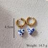 New Chinese Style Ceramic Multi-style Earrings Classic Fashion Party Accessories Designed for Women Exquisite Earrings