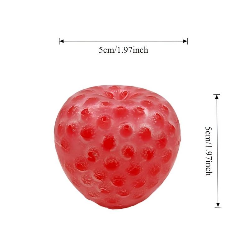 Funny Apple Pimple Popping Fidget Toy Soft Reusable Model Silicone Pimple Sensory Squeeze Toys Squishy Creative Christmas Gift