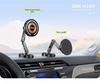 Foldable 360° Car Phone Holder with MagSafe Magnetic 15W Wireless Charger & Metal Navigation Mount