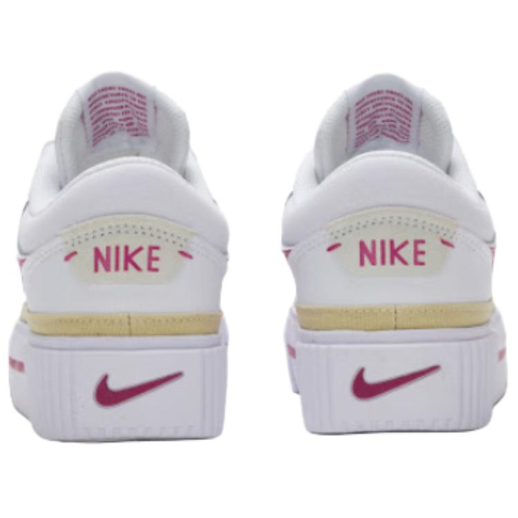 Nike Women's Court Legacy Lift White Gold Red DM7590-112