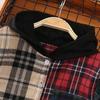 Spring New Children's Shirt Jacket 7-12 Long Sleeve Color Blocking Unisex Children's Top
