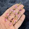 Pink Kunzite Gemstone Handmade 925 Sterling Silver Jewelry Earring 3.82" M-2986