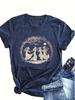 Women's Printed T-shirt, Casual T-shirt