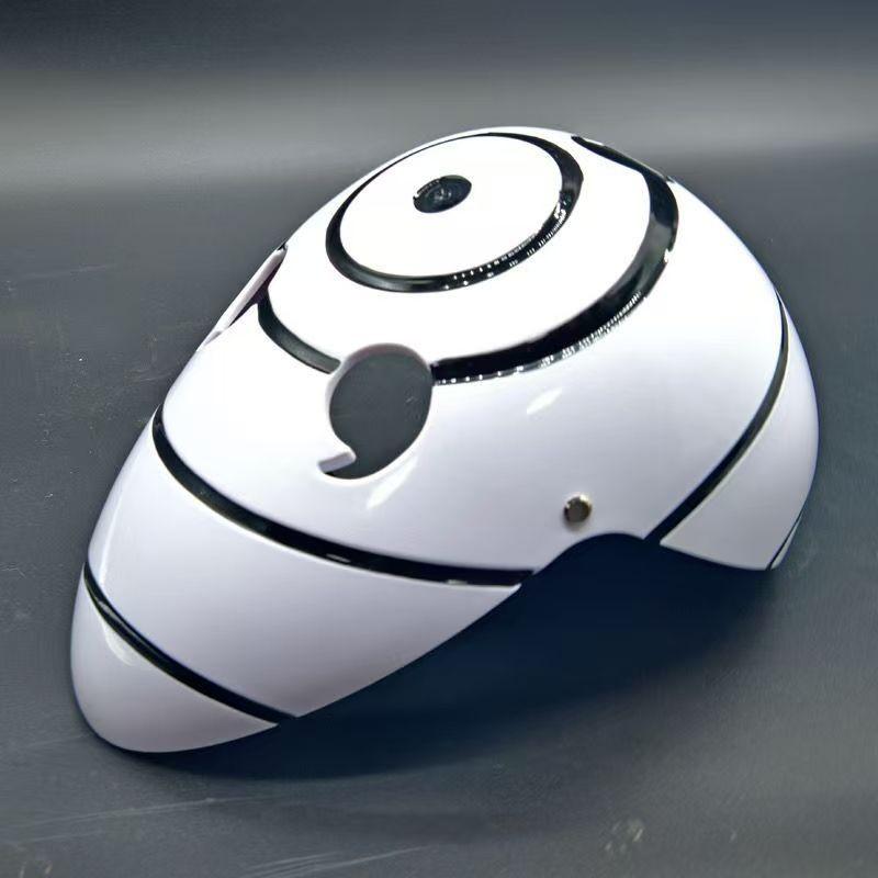 

Обито Наруто Учиха Белая Ярость Смола Излучающая Свет Маска на Рождество и Хэллоуин Naruto Helmet