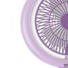 USB Desk Fan Rechargeable Quiet Small Portable Desktop Table Fan with Light for Home Travel Office