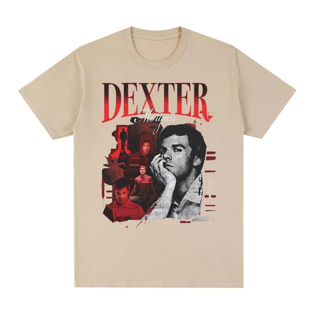 Tv Series Dexter Morgan Graphic T-shirts Men's Women Clothing Casual Cotton Oversized Short Sleeve T Shirts Harajuku