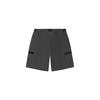 Li Ning Sport Fashion Series Color Block Waist Detail Straight Leg Shorts Men shorts Fog-Gray AKSS501-4