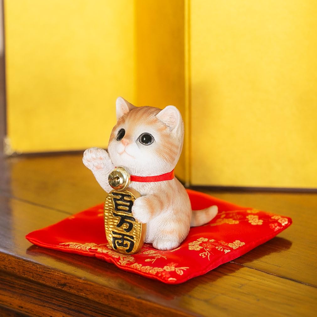 Devalier Cat Prosperous Protection from Misfortune and Good and Financial Perfect for Restaurant and New Perfect as a Tiger cb039y Maneki-neko