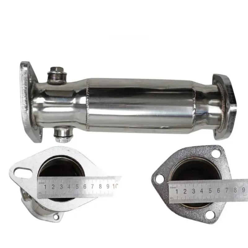 MT001029 52083496 Stainless Steel Exhaust Header For Nissan Altima VQ35DE V6 3.5L 2002-2006 Manual Models Sliver