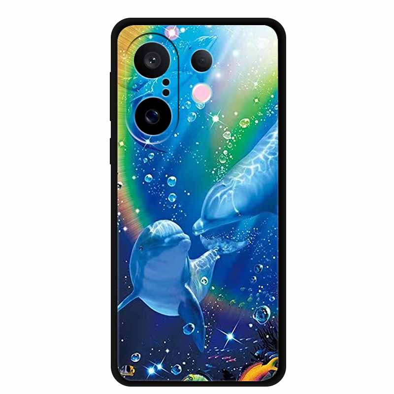 For Vivo S30 Pro Mini Case Luxury Cartoon Pattern Cool Soft Silicone Cover Phone Case for Vivo S30 Pro Mini 5G Protection Bags
