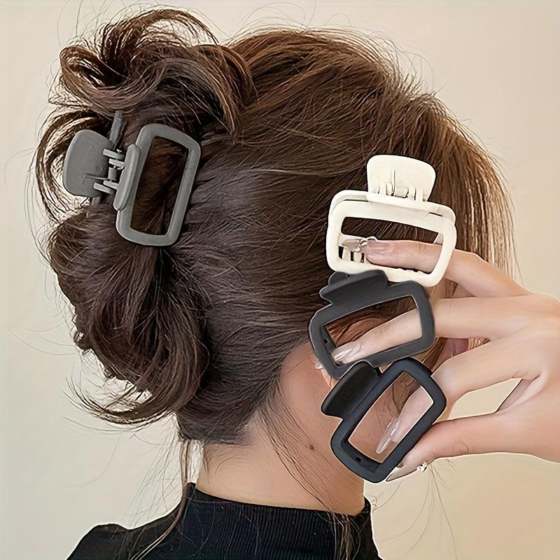 2025 Elegant Matte Square Hair Clip