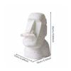 Scatola Porta Fazzoletti Statua Moai Design Creativo Testa dell'Isola di Pasqua Porta Lusso