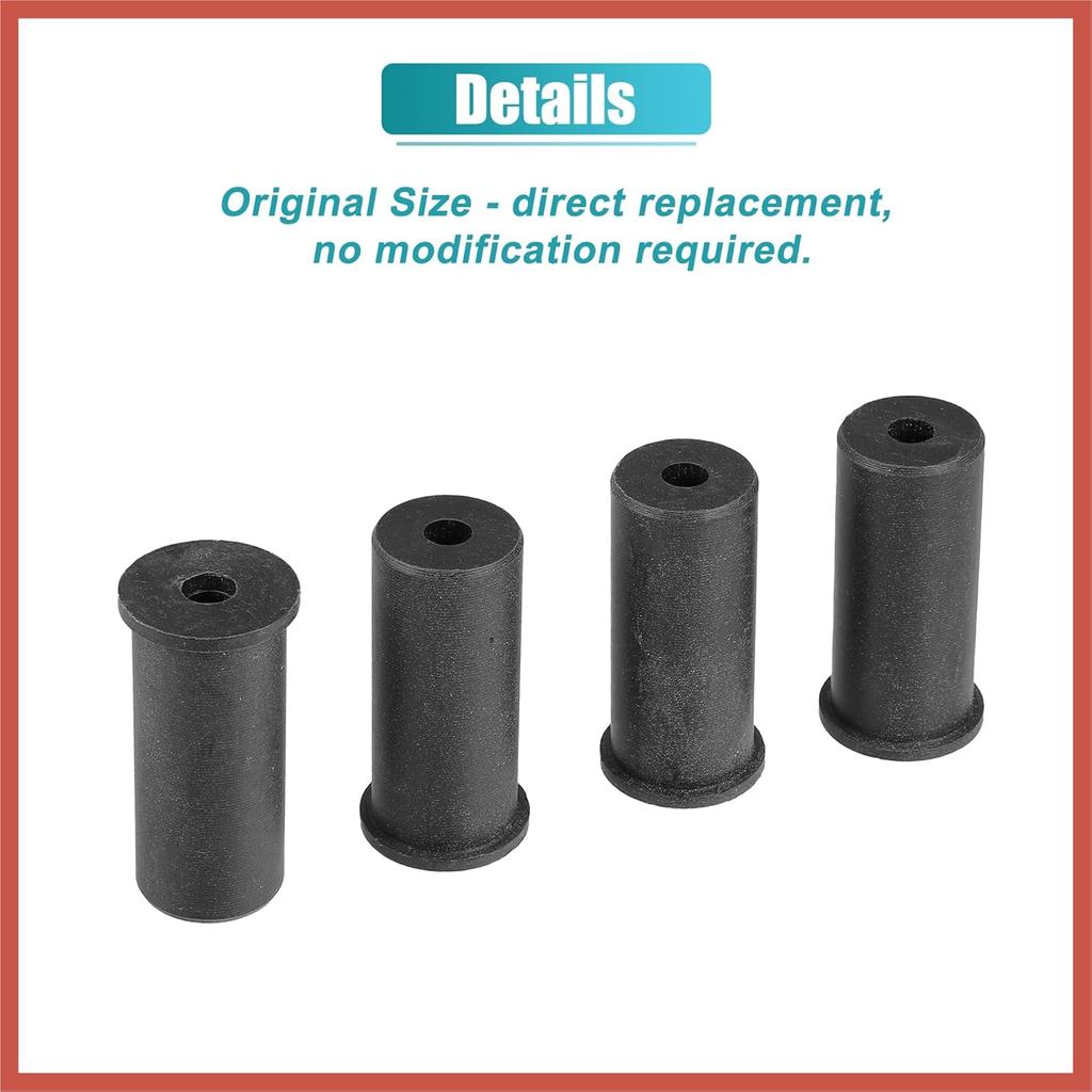 ACROPIX 4 Pcs Upgrade Door Bushings kit Door Shaft Bushings Door Pin Liners for Honda Pioneer 1000-3 700-3 2013-2021 Door Spindle Bushings Car Parts