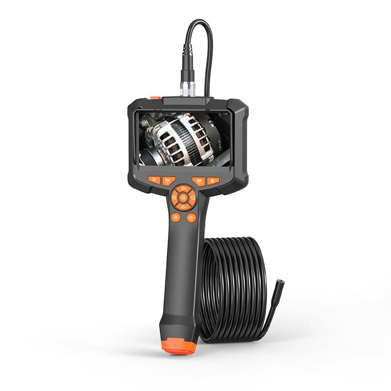4.3 Inch IPS HD 1080P Dual Lens Pipe Inspection Borescope Car Sewer Checking Repair Tool Screen Industrial Endoscope Camera