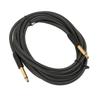 Guitar Cable Professional 1 4 Inch 6.35mm Male Nylon Braiding Instrument AMP Cord for Bass Keyboards Speakers
