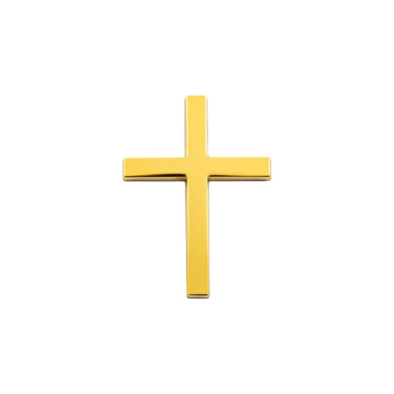 Metallkreuze Aufkleber Klebend 3D Christus Kreuze Abzeichen Außen Dekoration Embleme Abzeichen Aufkleber für Fahrzeug LKW
