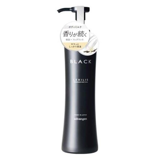Rechilis Black Fragrance Body Milk 200mL Moisturizing Care Vanilla Sweet Scent Sensitive Skin Dry