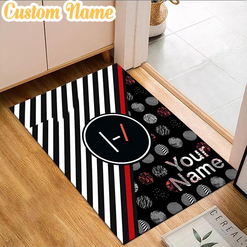 Custom Name Twenty One Pilots Music Evolution Rug, Office Rug, Chair Rug, Carpet for Living Rooms, Doormat Game Rug Home Decor Christmas Gifts