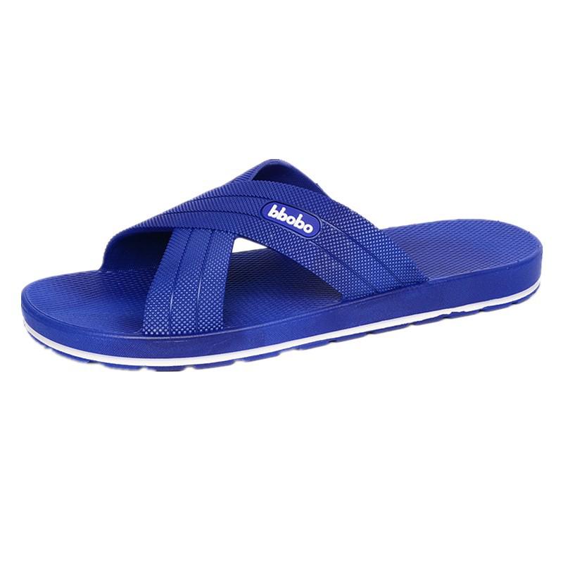 Men's Breathable Summer Indoor Slippers, Size 47-52, with Thick Sole for Comfort, Ideal for Home and Bathroom Use.