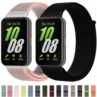 Nailono kilpinė apyrankė Samsung Galaxy Fit 3 juostai Kvėpuojanti Oficiali apyrankė riešui Samsung Galaxy Fit 3 diržo priedai