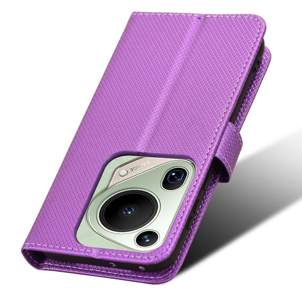 For Huawei Pura 70 Pro/70 Pro+/70 Ultra Case Diamond Texture Phone Leather Cover