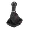 TUCKBOLD Manual Gear Shift Knob Cover for Volkswagen Golf 2 BJ 6-Speed 1983-1991 (1pc) Black/Red