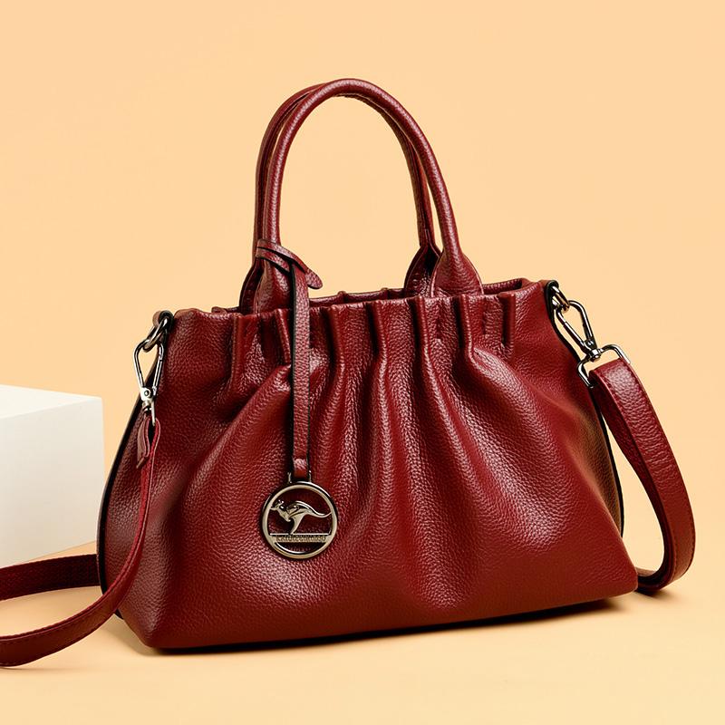 Soft Leather Shoulder Bags for Women Large Capacity Crossbody Bags