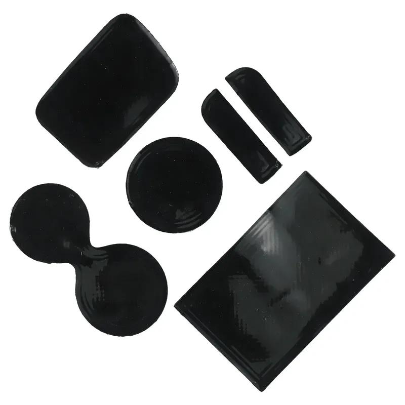 10PCS/SET Car Door Groove Mat Anti-Slip Gate Slot Cup Pad For Clio 4 2013-2018 Waterproof Door Mats Accessories