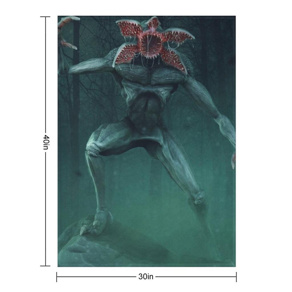 Beware the demogorgon Throw Blanket Decorative Beds Moving Picnic christmas gifts Blankets