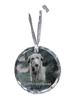 Deerhound, Scottish Deerhound - Crystal Bauble with a Photo, Dog Photo In Crystal, Personalized Christmas Tree Ornament by Brand