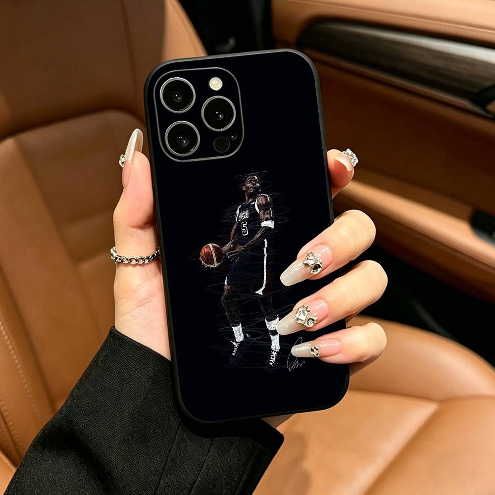 A-Anthony- Edwards- Antman -5 Phone Case For iPhone 17,16,15,14,13,12,11 Pro Max,16/15/14Plus,XS Soft Black Cover