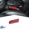 Console Center Handbrake Decor rim for Jeep Wrangler JL JT 18+ Red Carbon Fiber