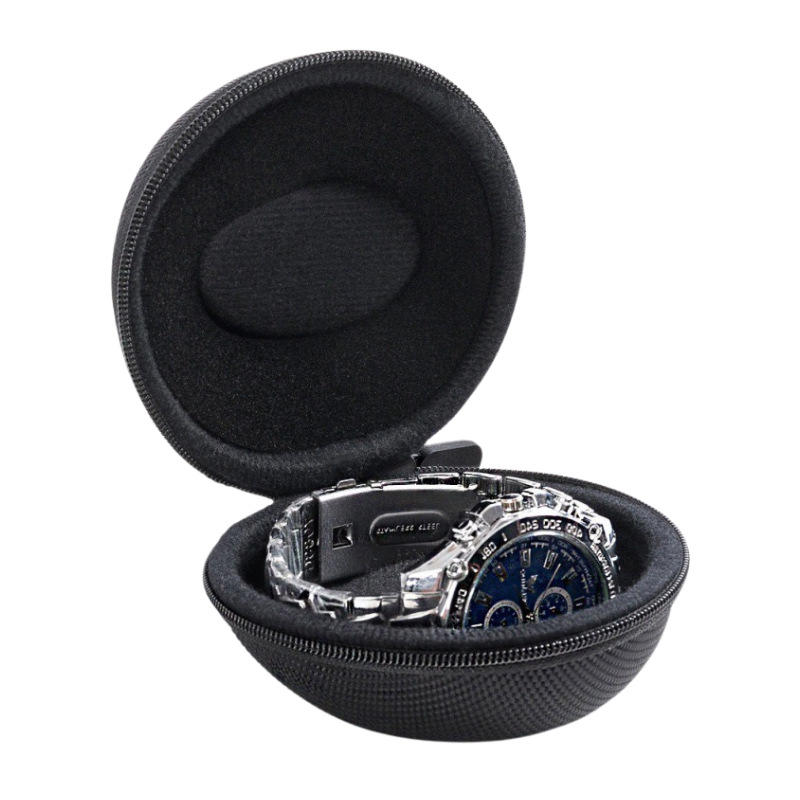 Portable Watch Travel Case Waterproof Watch Holder Zippered Smartwatch Single Watch Organizer EVA Watch Storage Box