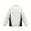 Li Ning Color Block Letter Zipper Stand Collar Comfortable Breathable Versatile Short Cotton Jacket Men Jacket White AJMU219-2