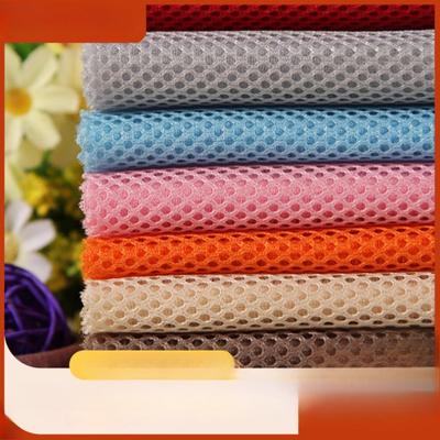 Wide 160cm 3D Three-layer Elastic Mesh Fabric By The Meter for Linings Shoes Sewing Plain Interlayer Cloth Thickend Breathable