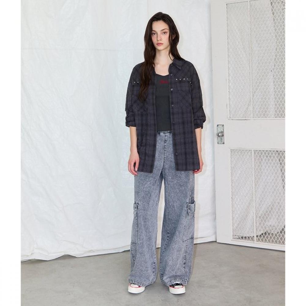 Egoist Back Open Check Shirt  Es2wb560 