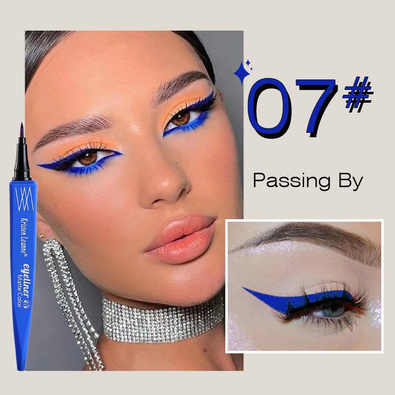 KRISTEN LEANNE Ultra -fine Pen Core Is Matte, Dry and Not Easy To Faint Color Eyeliner Pen
