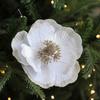 Simulation Christmas Glitter Flower Hanging Christmas Tree Decorations  Hotel Office Decor