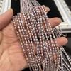 1String, Purple Natural Freshwater Pearls, Handmade Rice Pearl Beads for Jewelry Making DIY Necklaces, Bracelets Crafts (Beads 2.8-3.2mm, Length 36cm)