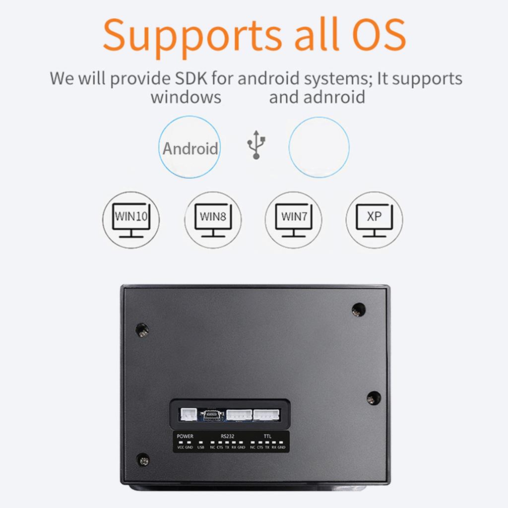  24V 3A   Thermal Line Printer with USB  232 TTL, Fast speed, POS, Paper Cutter, for Supermarket, Bank