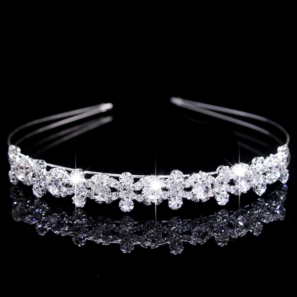 Fashion Multi-Layer Pearl Headband Women'S High-End Claw Chain Exquisite Rhinestone Love Accessories Bridal Hair Accessories