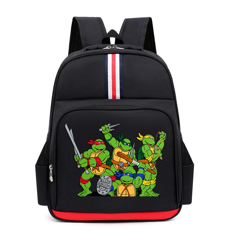 Hot Sale Teenage Mutant Ninja Turtles Cartoon Printed Backpack Elementary and Secondary School Students Outdoor Leisure Large Capacity