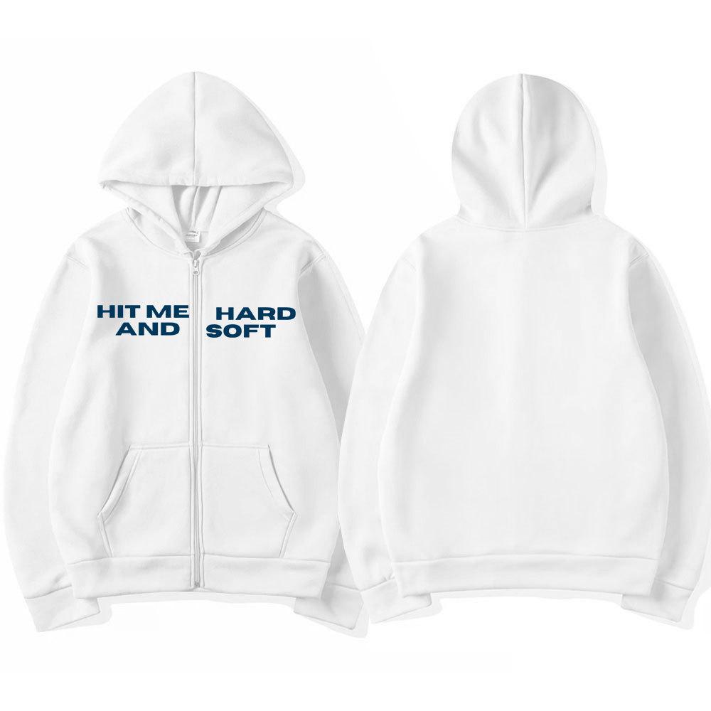 2025 Tour 'Hit Me Hard and Soft' Reißverschluss-Kapuzenpullover für Herren & Damen